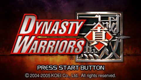 Dynasty Warriors  title screen image #1 