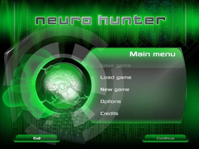 Neuro Hunter title screen image #1 