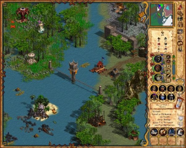 Heroes of Might and Magic IV  in-game screen image #1 