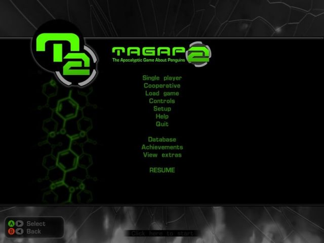 TAGAP 2  in-game screen image #1 Main menu