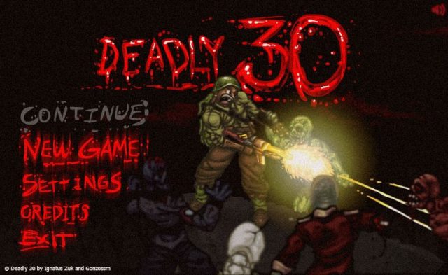 Deadly 30 title screen image #1 