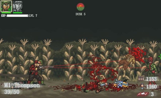 Deadly 30 in-game screen image #1 Looking for things to salvage and fighting zombies