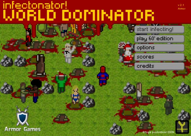 Infectornator : World Dominator title screen image #1 