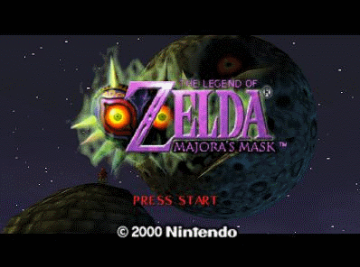 The Legend of Zelda: Majora's Mask  title screen image #1 