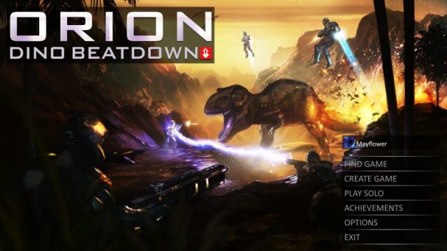 Orion: Prelude  title screen image #1 