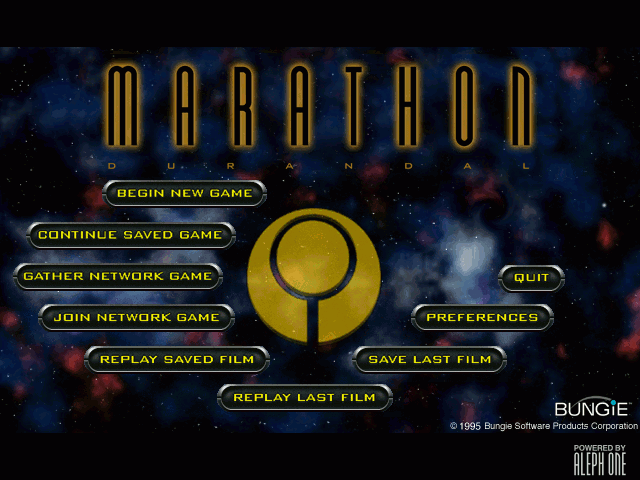 Marathon 2: Durandal title screen image #1 
