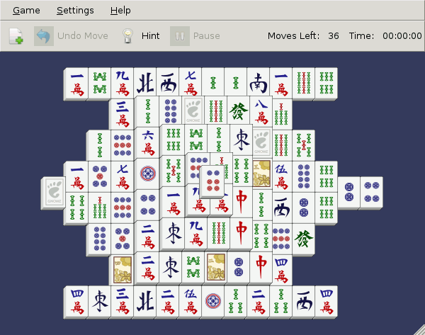 Mahjongg in-game screen image #1 