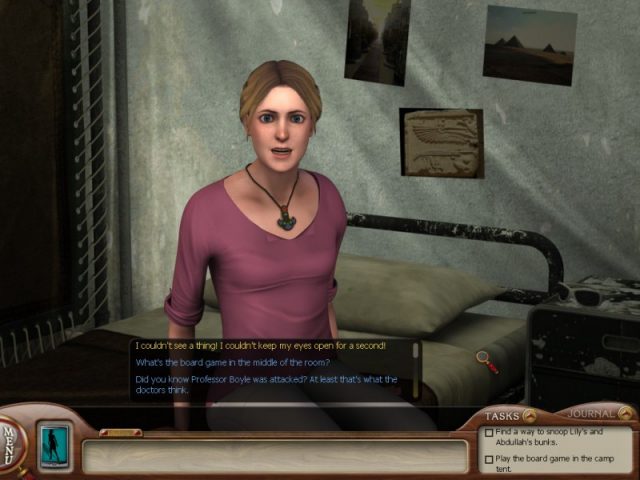 Nancy Drew 26: Tomb of the Lost Queen in-game screen image #2 