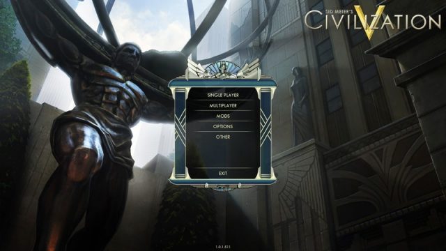 Civilization V  title screen image #1 
