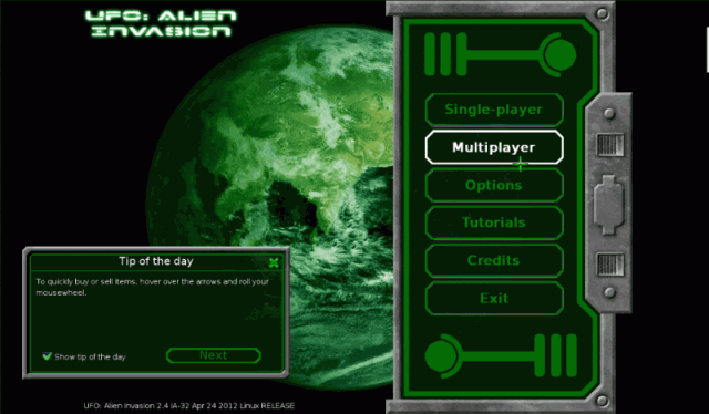 UFO: Alien Invasion  title screen image #1 