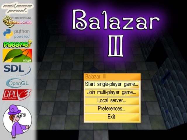 Balazar III 3D  title screen image #1 