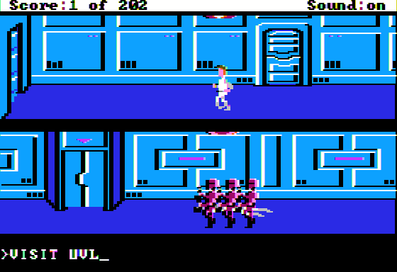 Space Quest: The Sarien Encounter  in-game screen image #1 