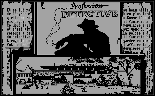 Profession Detective title screen image #1 