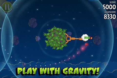 Angry Birds Space in-game screen image #1 
