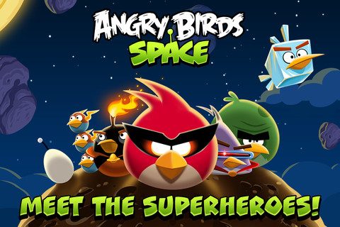 Angry Birds Space title screen image #1 