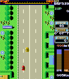 Road Fighter in-game screen image #1 