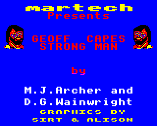Geoff Capes Strongman title screen image #1 