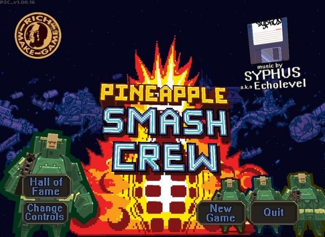Pineapple Smash Crew  title screen image #1 