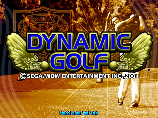 Virtua Golf  title screen image #1 