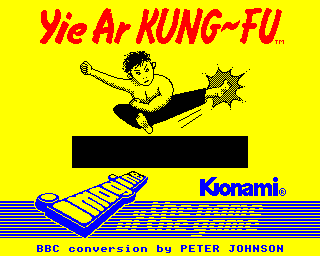 Yie Ar Kung-Fu title screen image #1 