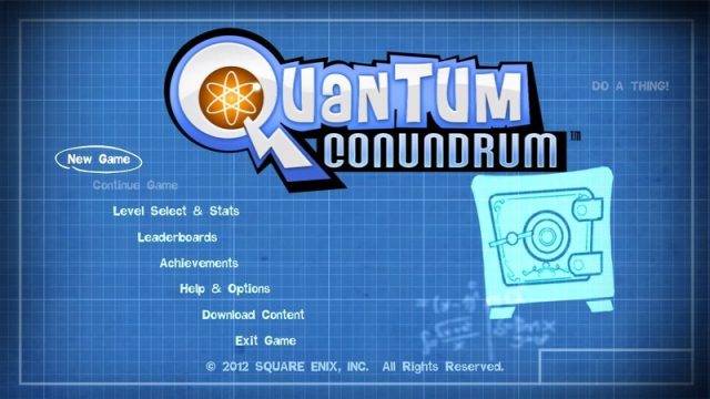 Quantum Conundrum title screen image #1 