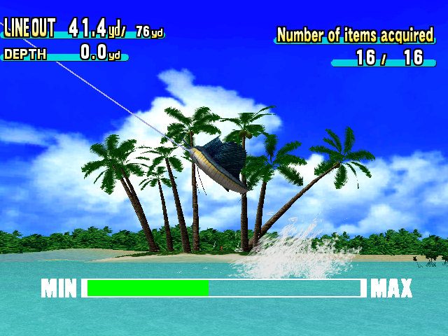 Sega Marine Fishing in-game screen image #2 