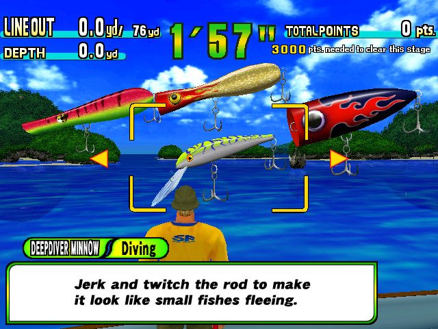Sega Marine Fishing in-game screen image #1 