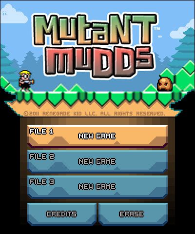Mutant Mudds title screen image #1 
