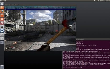 Serious Sam 3: BFE  in-game screen image #1 pre-release image demonstrating Ubuntu compatibility.