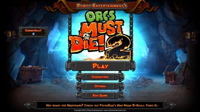 Orcs Must Die! 2 title screen image #1 
