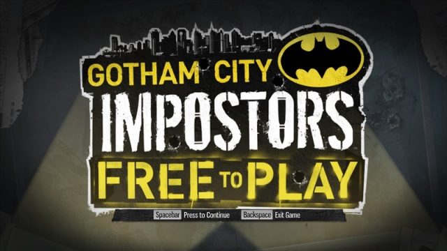 Gotham City Impostors title screen image #2 