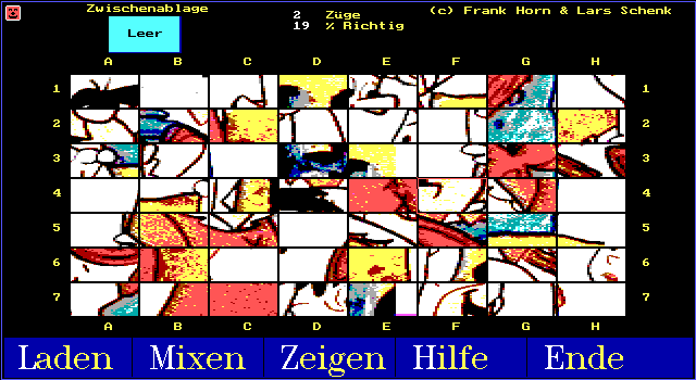 EGA-Puzzle in-game screen image #1 