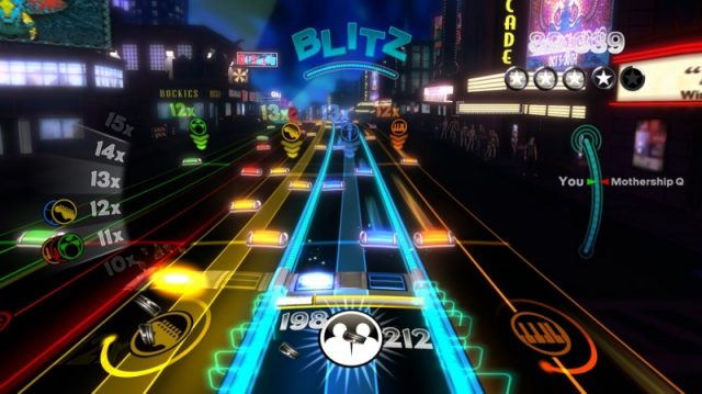 Rock Band Blitz in-game screen image #1 