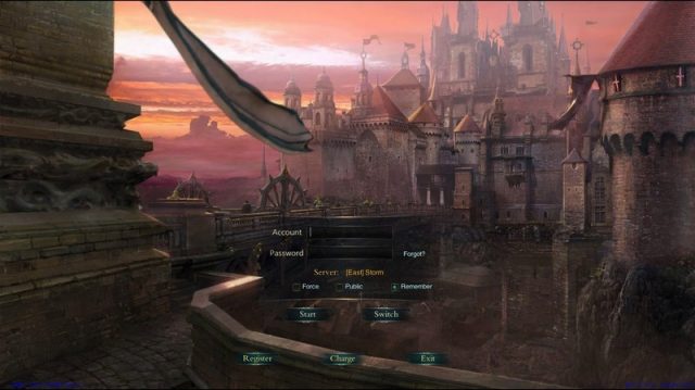Forsaken World in-game screen image #1 Login screen