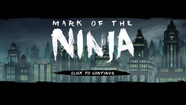 Mark of the Ninja title screen image #1 