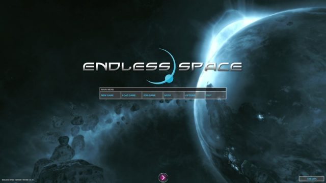 Endless Space title screen image #1 Main menu