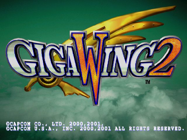 Giga Wing 2 title screen image #1 