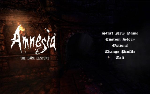 Amnesia: The Dark Descent title screen image #1 