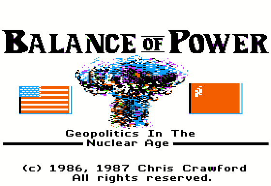 Balance of Power title screen image #1 