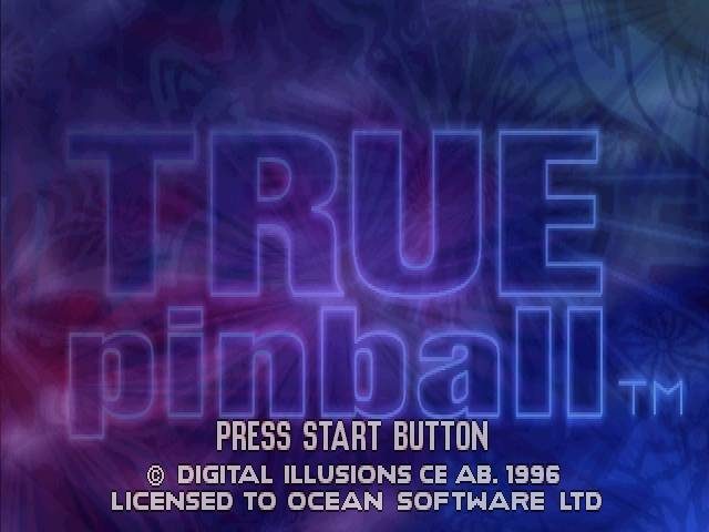 True Pinball  title screen image #1 