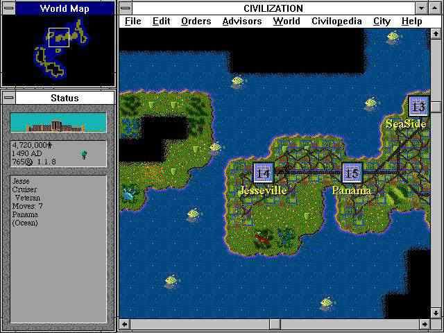 Civilization  in-game screen image #1 