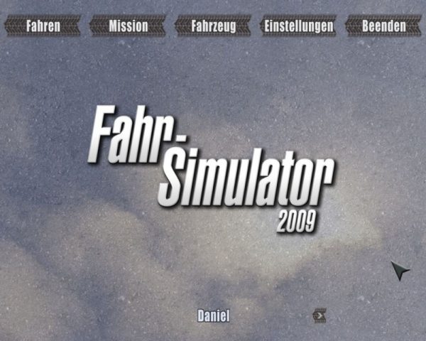 Fahr-Simulator 2009  title screen image #1 