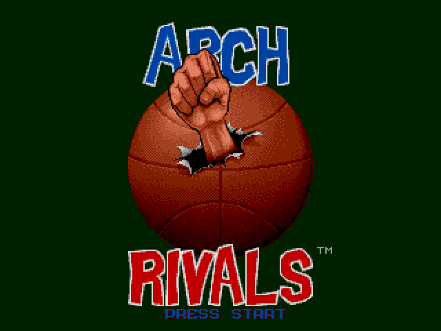 Arch Rivals  title screen image #1 