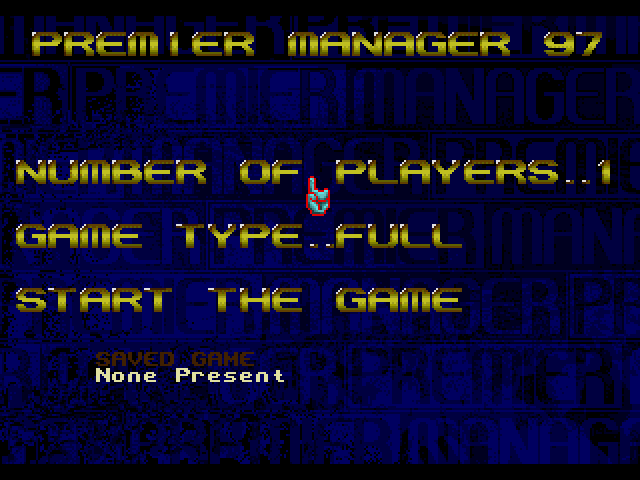 Premier Manager 97 title screen image #1 