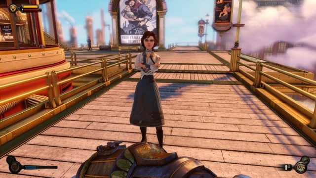 BioShock Infinite  in-game screen image #3 She&#039;s not amused.