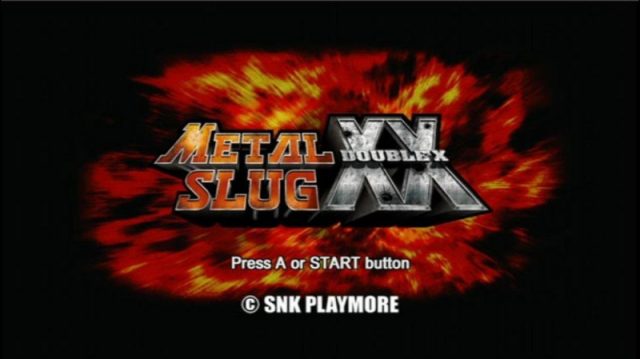 Metal Slug XX  title screen image #1 