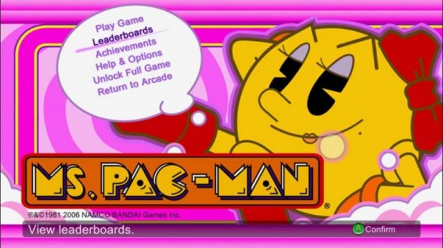 Ms. Pac-Man title screen image #1 