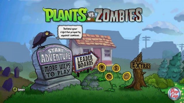 Plants vs. Zombies title screen image #1 