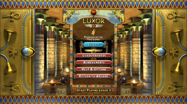 Luxor 2 title screen image #1 