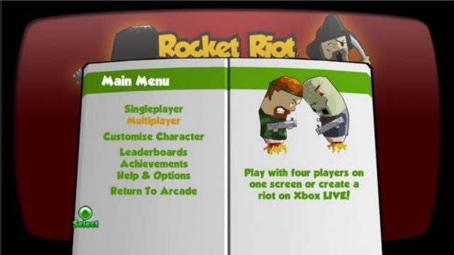 Rocket Riot title screen image #1 